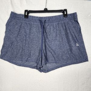 Reebok Womens Blue Draw string Shorts with pockets - size 2XL